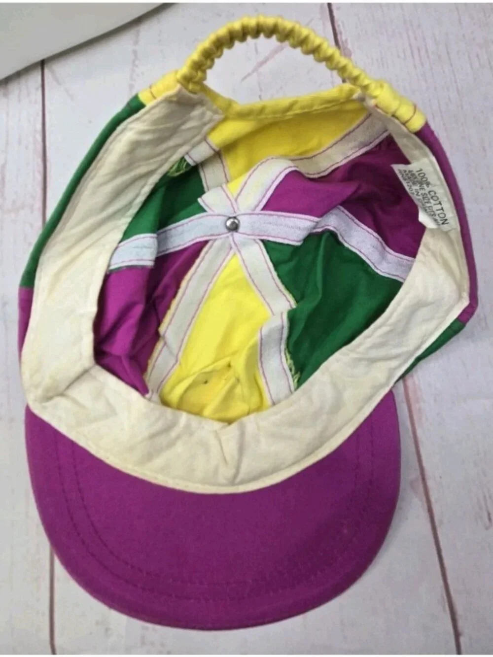 Vintage 1992 Barney Purple Dinosaur Girl’s Party Baseball Hat Youth Size
